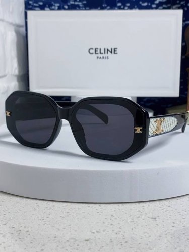 celine赛琳 2025新款欧美个性网红同款开车眼镜墨镜女款 凯旋门方圆脸太阳眼镜