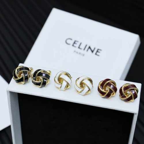 Celine凯旋门同心结珐琅耳钉preclous新品 简单时尚 火爆款出货 设计独特 前卫 美女必备款