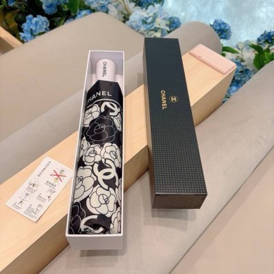 chanel 香奈儿 茶花 三折自动折叠晴雨伞 做工精细 气质 时尚 炒鸡好看！防紫外线 人手必备 ！2色