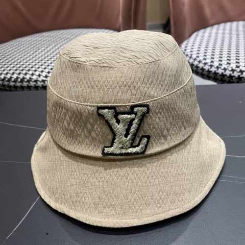 Lv渔夫帽新款路易威登蝴蝶结渔夫帽 火爆出货，百搭单品随便搭配都很好看 质量超赞 时尚百搭