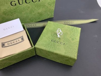 到货！Gucci 古驰 新款镂空爱心戒指 现货 10-20码 编号：B0244349
