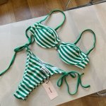 miumiu缪缪新款分体比基尼分体套装 S M L Xl