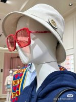 Gucci古奇 2025新款 复古大框浪漫防紫外线太阳眼镜Gg0567 女士墨镜