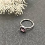 david Yurman 四爪四方钻戒指，紫钻款 尺寸：美号，6-7-8-9，四个号