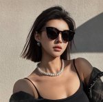 p100 【Gucci-偏光太阳镜】2025开春新款 潮流爆款 时尚圆框偏光太阳镜 高品质 佩戴舒适 网红潮款墨镜 女士高清偏光太阳镜 高品质Tr镜框 型号：G
