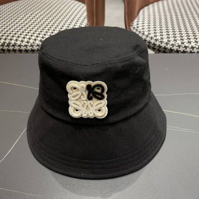 罗意威Loewe春夏新款日式简约渔夫帽网红百搭遮阳显脸小水桶帽