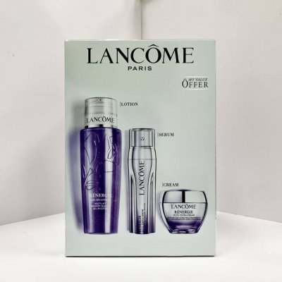 普 兰蔻塑颜三件套 内含 塑颜精华水400Ml 新三管精华50Ml 百肽面霜50Ml