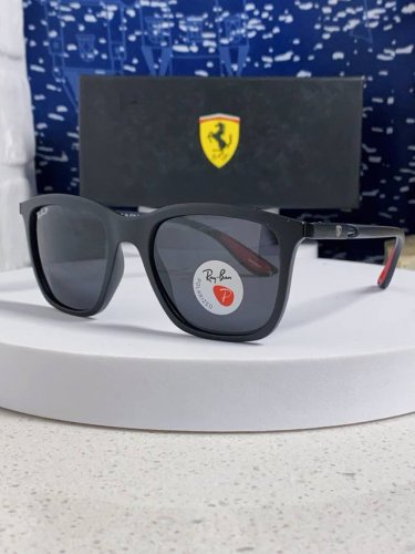 Rayban雷朋太阳眼镜法拉利联名款方形墨镜Rb4433M Size:54口20-145