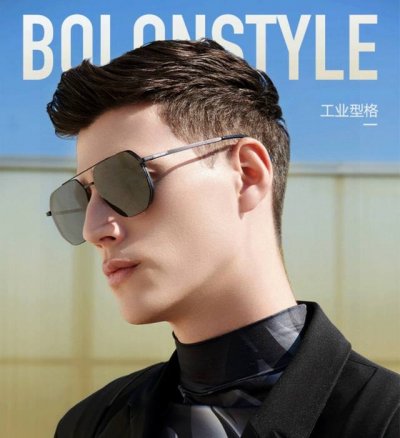 Gucci 男款炫彩飞行员偏光太阳镜 材质 高清尼龙加厚卡槽高清偏光镜片 无边框镜架颜型号 G8226