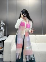 2024年爆款到货！原厂原单，Acne新款羊驼毛马海毛彩虹围巾，斯德哥尔摩的温暖色彩！第一眼便爱上，超高颜值！梦幻配色，秒杀市面上所有版本，真正的原单货，Acn