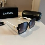chanel香奈儿爆款爆款 小红书同款 今年火爆款 Chanel 珍珠镜腿太阳镜网红款墨镜 专柜一样 时尚太阳眼镜
