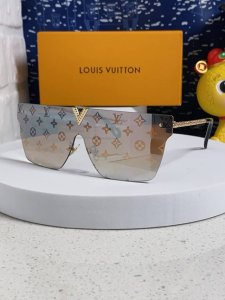 Lv路易威登 新品 满印字母一片式墨镜女防晒2025年新款太阳镜男女防紫外线高级感Ins