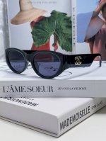 Chanel香奈儿 2025新款小香风复古高级感椭圆框墨镜女Ins网红街拍个性欧美猫眼太阳眼镜 女士墨镜