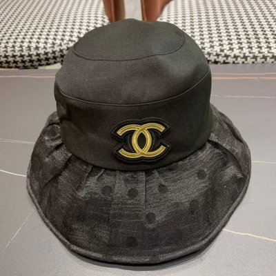 Chanel香奈儿 新款大沿遮阳渔夫帽 简约大气遮阳效果一绝 随意折叠都不会变形
