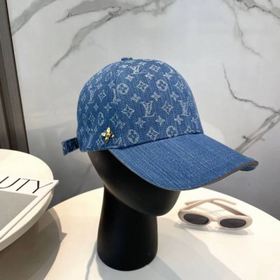 配布袋，Lv路易威登新款原单棒球帽，Lv牛仔提花，专柜1:1开模订制，原版帆布面料 轻盈透气！质量超赞，基础头围56，贴片可调节。