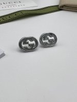 Gucci古驰耳钉 白金 黄金 玫瑰金三个颜色