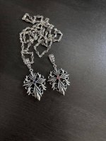 新款 专柜品质 Chrome Hearts克罗心 经典玛丽项链 凹凸造型不同的花纹设计风格 呈现出与众不同 十字架 童军花是克罗心的志 所以更经久不衰 正品打版