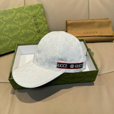 配包装布袋 Gucci古奇新款原单棒球帽 Logo织带 专柜1:1开模订制 原版帆布面料+头层牛皮 轻盈透气 基础头围56 贴片可调节