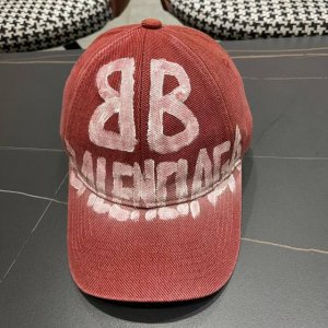 新款Balenciaga 巴黎世家鸭舌帽画画字母棒球帽 雅痞街头风 时尚男女妥妥驾驭