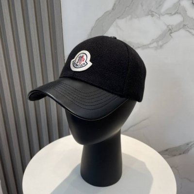 蒙口Moncler 秋冬新款羊毛棒球帽 年轻时尚潮人穿搭色系 视觉效果超强 立体字母 好看有质感