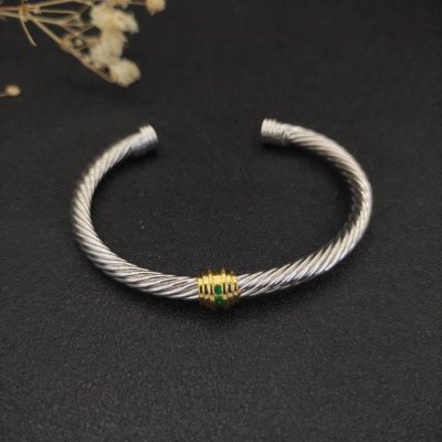 david Yurman 5Mm绿钻配件手镯。单配件和双配件两个款式。建议适合佩戴的手围15-20Cm 编号Dysz-001、Dysz-002