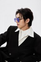 Gucci 2025新款男女情侣款太阳镜多边形墨镜Ip电镀永不褪色 超轻超有弹性整幅眼镜无螺丝重要的是压不坏 高清尼龙镜片、精湛的工艺 原版材料 休闲大气不挑人