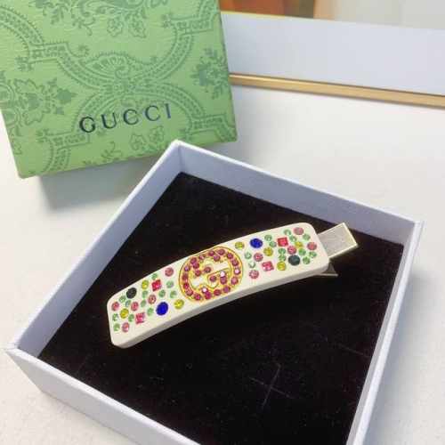 Gucci古驰 Gucci发夹 树脂彩色Logo压夹边夹刘海夹日常精致小单品 气质百搭小仙女必入单品 宝藏款 闭眼入推荐款 单个L