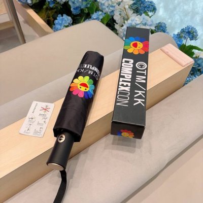潮牌村上隆 三折折叠自动晴雨伞 设计大方 风格高贵迷人 时尚 可爱又不失优雅