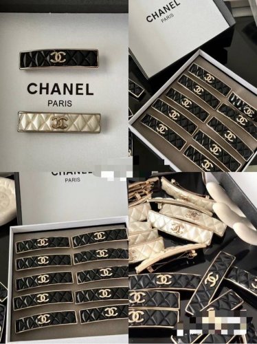 chanel 菱格纹树脂发夹 香奈儿是最懂女人的饰物。 那些倾注了全部心血去做自己的女人， 精致女孩 绝美收藏