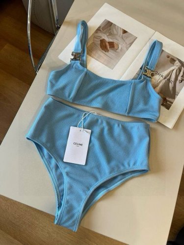 celine赛琳新款比基尼休闲套装 纯棉面料 S M L Xl