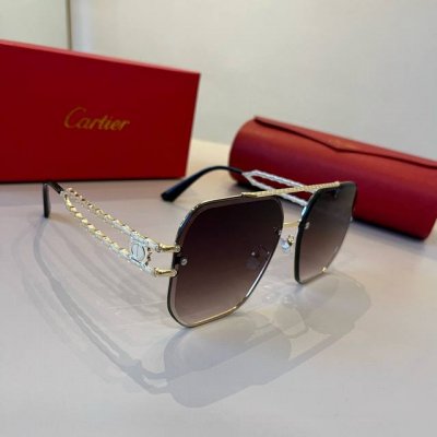 cartie*卡地亚 珍贵太阳眼镜金属材质 pc镜腿十无框超轻电镀工艺精湛气质十足新款刚刚到货官网原版超高品质 超高档奢华的象征