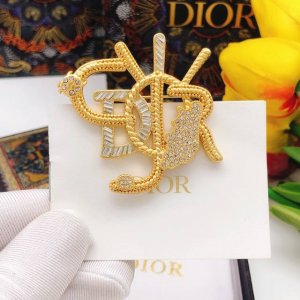 编号Dxz0030 迪奥一线大牌都爱的Dior 迪奥 Cd胸针 复古金属质感逆袭版Dior字母潮范儿抢风头 完全胜任现代年轻人街拍、度假时尚搭成为夏日最炙手的时