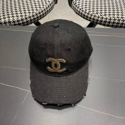香奈儿Chanel 2025牛仔新品棒球帽，经典简约，时尚休闲设计 跑量新品
