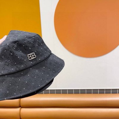 Balenciaga巴黎世家夏季新款渔夫帽，帆布帽，简约休闲百搭款，头围57Cm