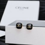 celine 方糖珐琅满钻耳钉， Preclous新品 简单时尚耳钉 火爆款出货 设计独特 前卫 美女必备款！