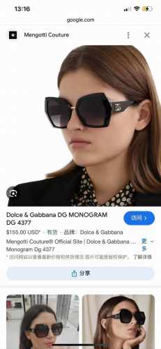 Dolce & Gabban*Model：Dg4377Size：54口19-145