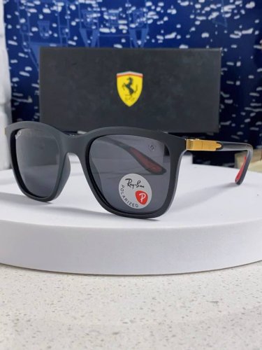 Rayban雷朋太阳眼镜法拉利联名款方形墨镜Rb4433M Size:54口20-145