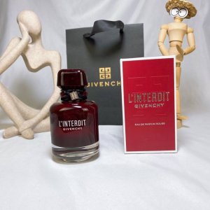 高品质 纪梵希红色心无禁忌迷红浓香水80Ml 前调:血橙、生姜 中调:莉、晚香玉 后调:香根草、广藿香、麝香