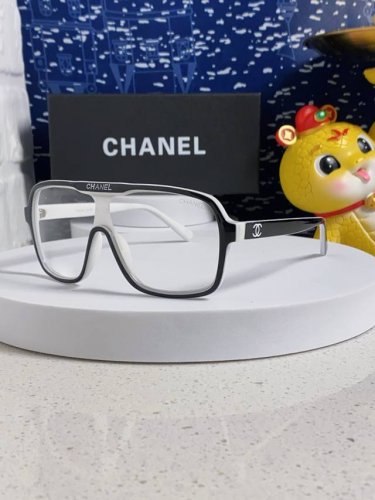chanel香奈儿 2025新款小香墨镜熊猫滑雪镜黑白防风太阳镜大框连体镜片护目镜女遮阳