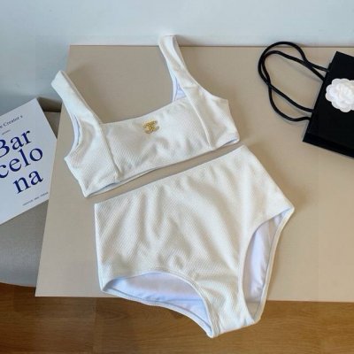 Chanel香奈儿分体比基尼泳衣套装，S M L Xl