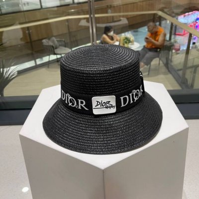dior迪奥新款草帽，名媛风礼帽，头围57Cm