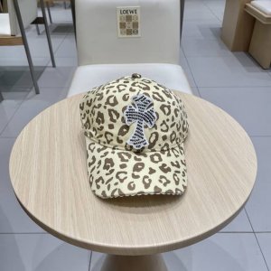 Chrome Hearts 克罗心早春韩版时尚复古做旧帽子磨损设计百搭棒球帽鸭舌帽