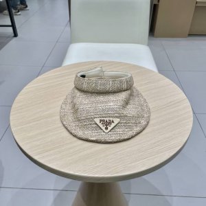 prada普拉达新款草编空顶帽 防晒款 享受阳光 高效防晒