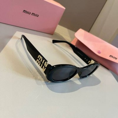 miumiu缪缪猫眼墨镜甜酷摩登女孩看过来 真的被拿捏了太爱了菱形脸高颧骨的集美