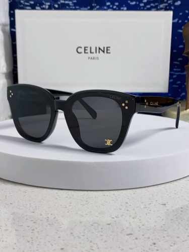 Celine赛琳 2025新款韩式时尚墨镜女凯旋门高级感方框圆脸显瘦百搭防紫外线太阳眼镜男女通用