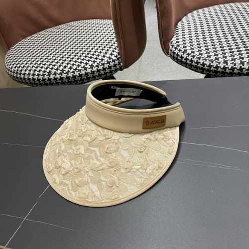 蒙口Moncler2025新款花朵空顶帽女春夏出游遮阳防晒帽显脸小