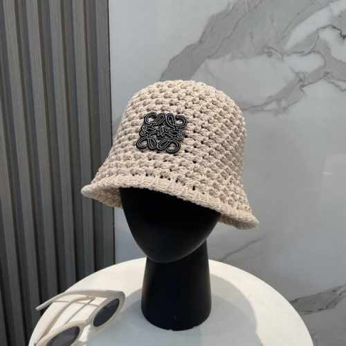 罗意威Loewe 新款针织盆帽，高密度制作，一顶超级有品位的针织帽了~出街首选！帽型超美腻颜色妥妥，轻便携带！小仙女人手必备 头围57Cm