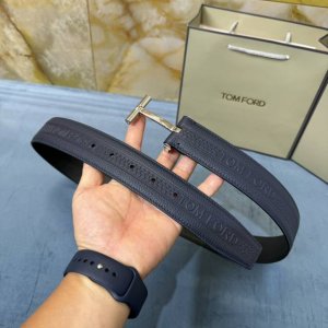 tom ～For d宽度3.8Cm 钢扣巴金电镀 挂扣 双面进口牛皮荔枝纹 汤姆～福特最新款上身效果极佳。P230