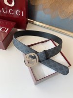 gucci古驰法国原厂皮料，黑帆布 原厂底皮 品质毋庸置疑 没有更好 只有最好 宽度4.0Cm 顶级 原单140