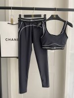 120 Alo新款高弹力健身长款瑜伽服运动套装~小背心修身提臀显瘦打底裤 s M L Xl